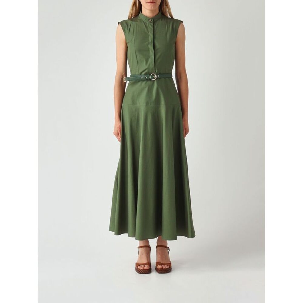 Max Mara Studio Dress Woman Green